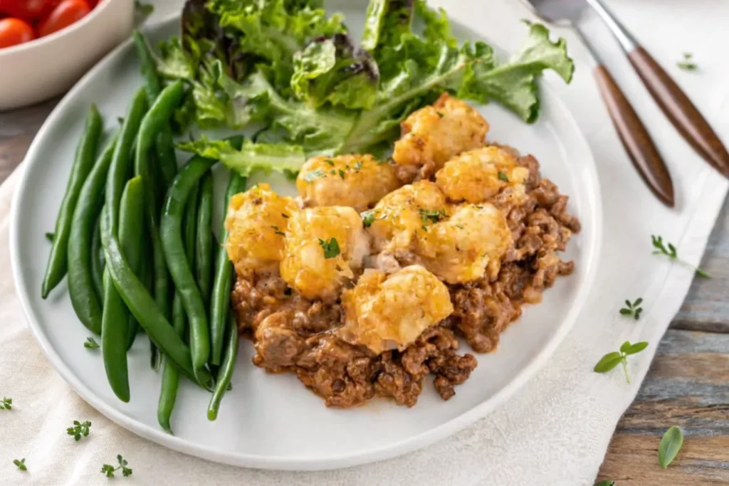 Cheeseburger Tater Tot Casserole