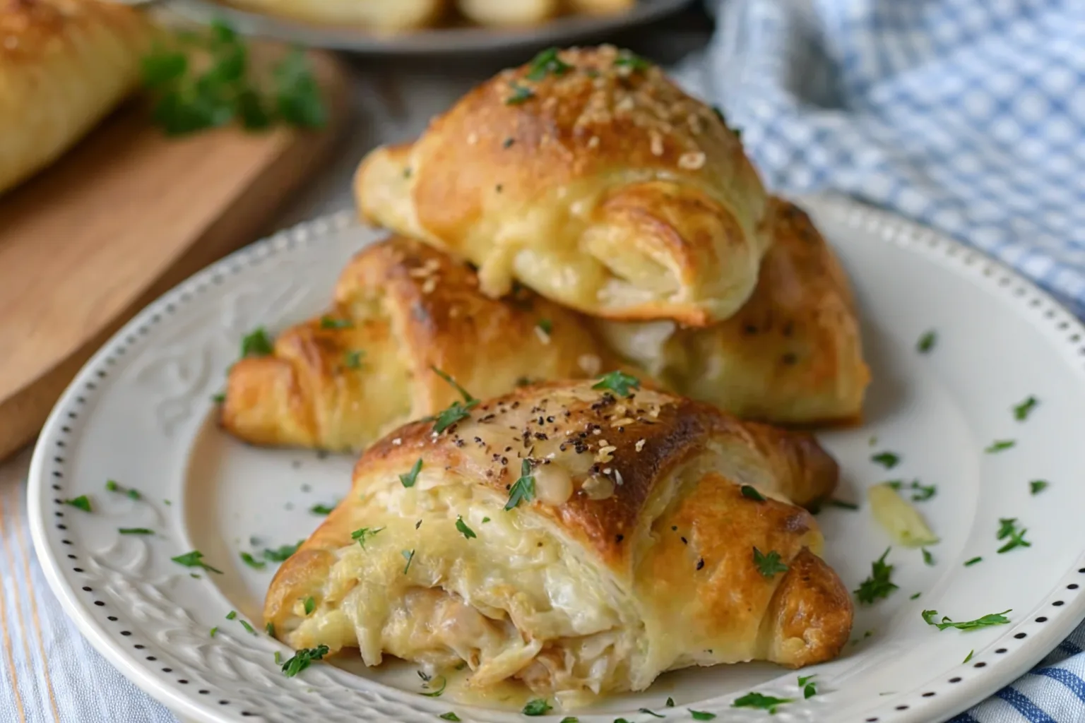 Chicken Stuffed Crescent Rolls