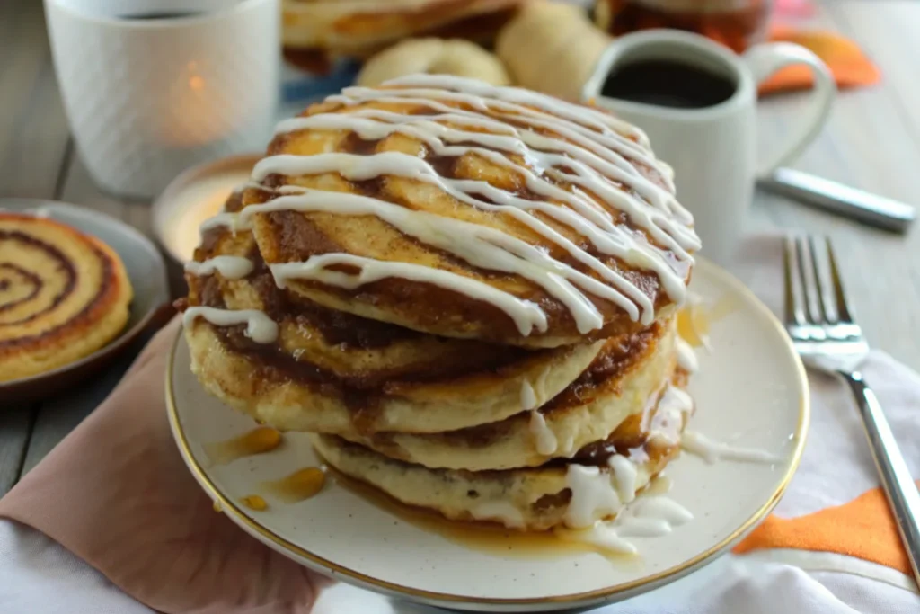 Cinnamon Roll Pancakes