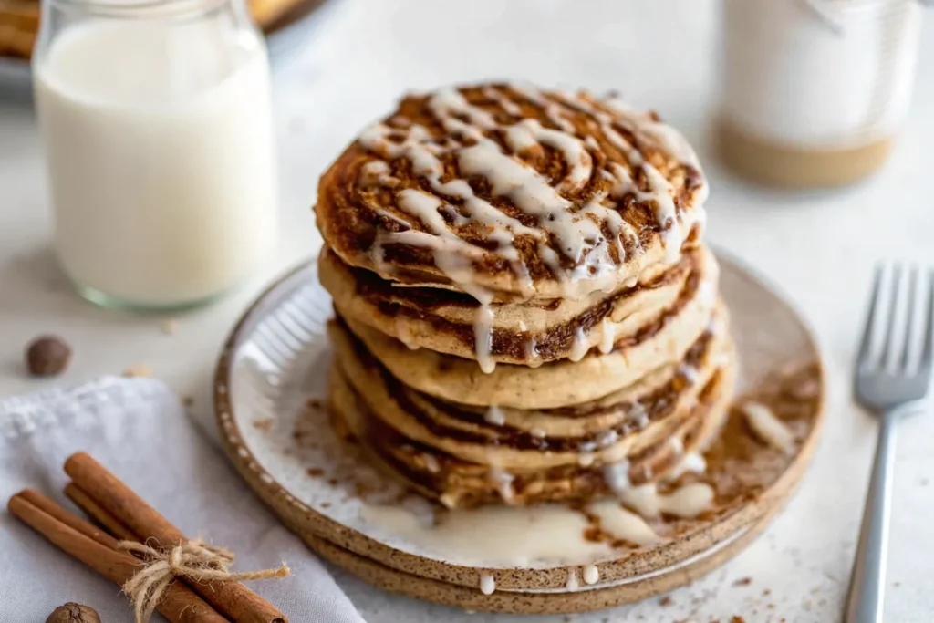 Cinnamon Roll Pancakes